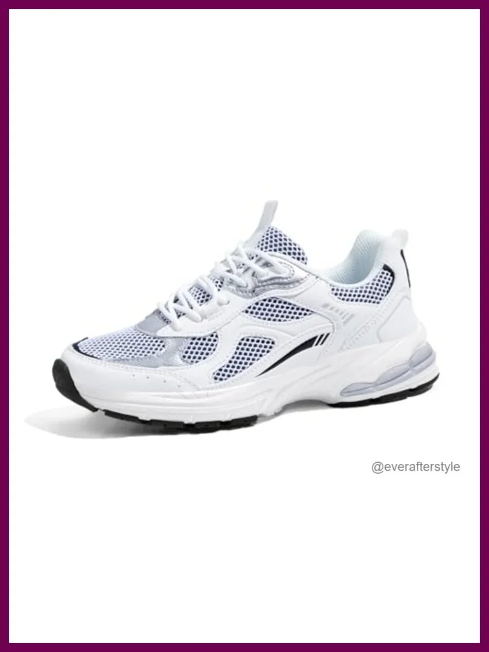 Chunky Fashion Sneakers Breathable Mesh Athletic Walking Shoes